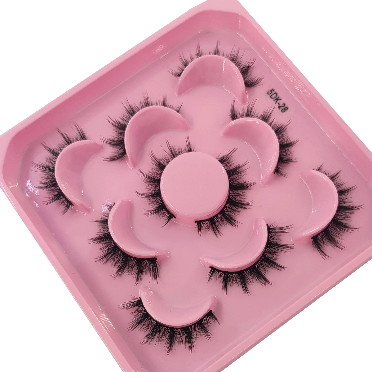 Eyelash Extension Last - AMSDCN 5 çift yapay vizon kirpik,