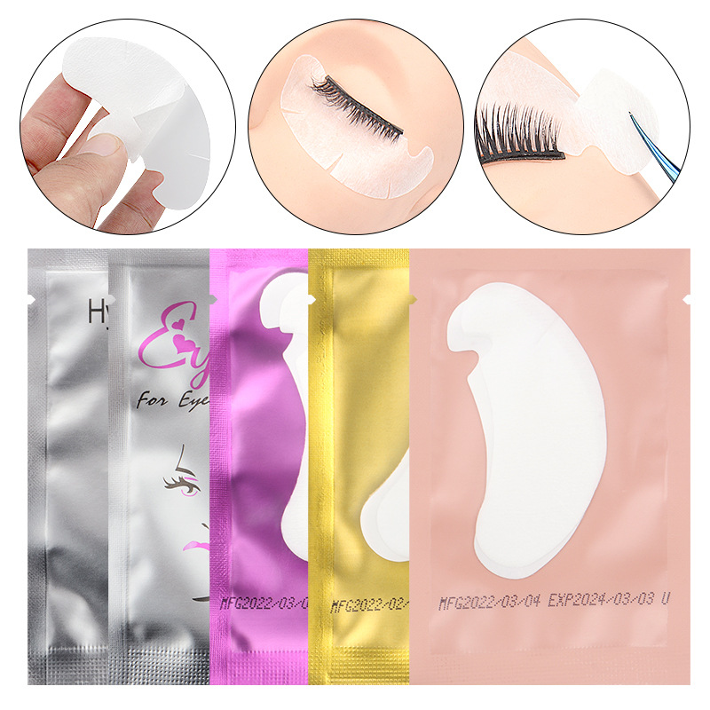 Eyelash Extension Class - 50pairs kirpik uzatma göz pedleri aşılı