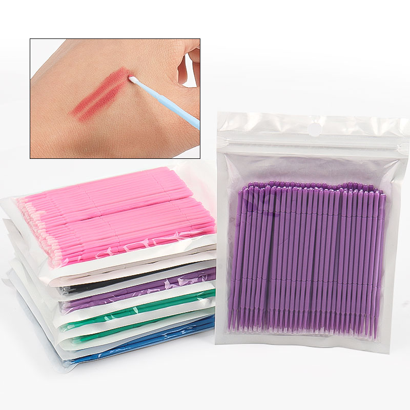 Lash Adhesive Glue - 100 Adet/Torba Bambu Kirpik Uzatma Temizleme