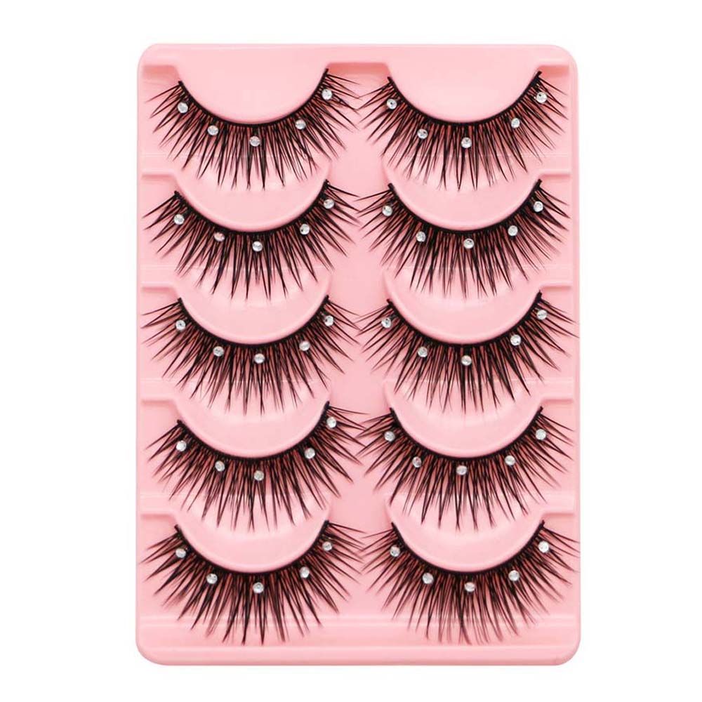 Eyelash Extension For Big Eyes - Makyaj Aracı Parlak Yapay Elmas Uzun
