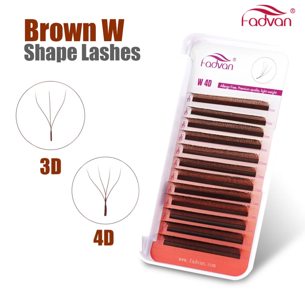 Eyelash Extension Last - FADVAN Kahverengi 3D/4D W Şekli D