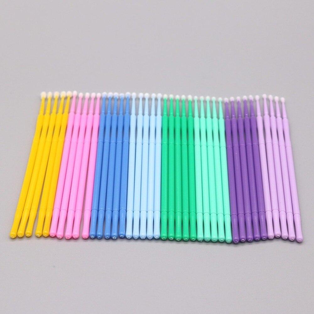 100 adet/grup Mikro Fırçalar M - Lash Adhesive Glue incelemesi ve fiyatı