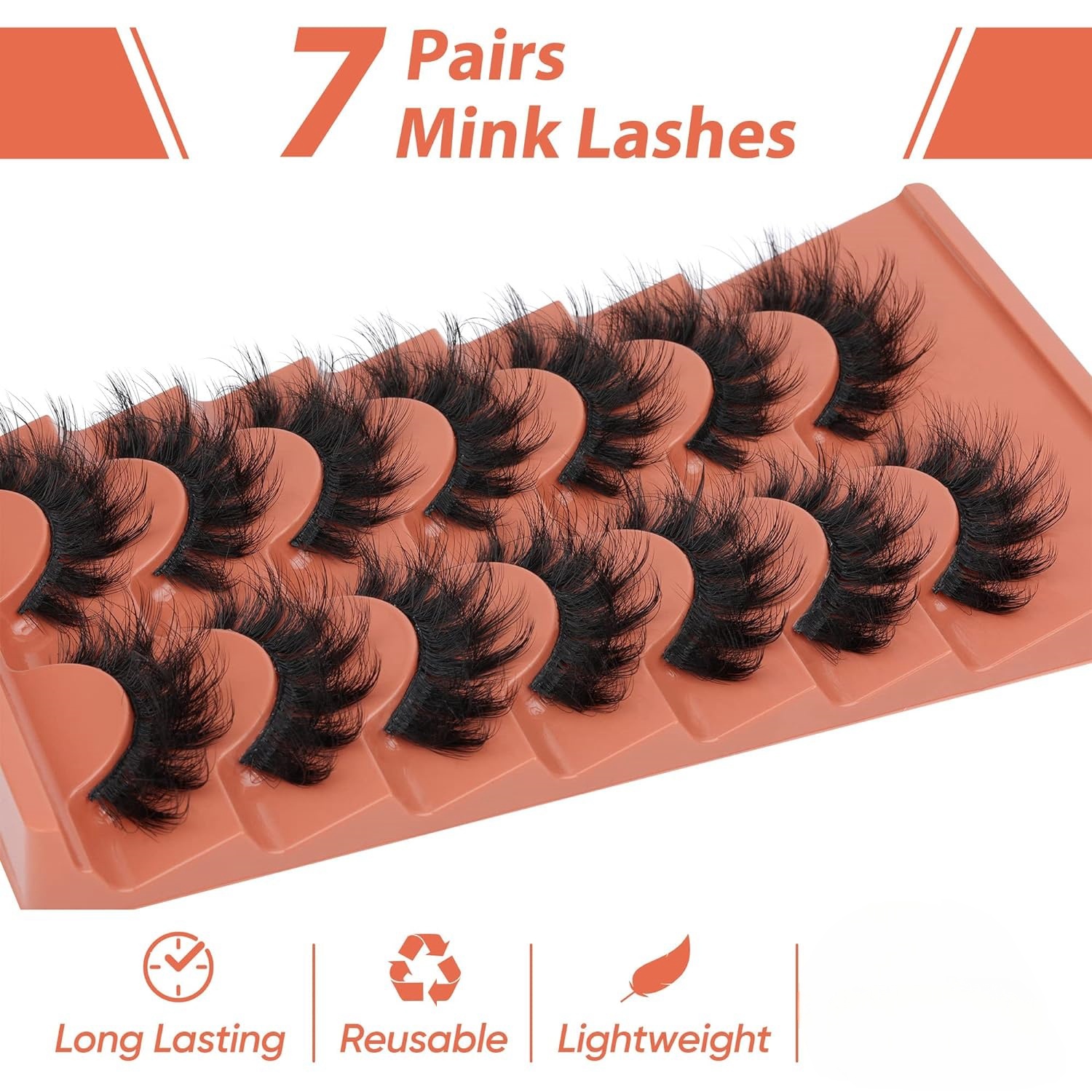 7 çift Kabarık Kirpikler 8D Ya - Eyelash Extension Cat Eye incelemesi ve fiyatı