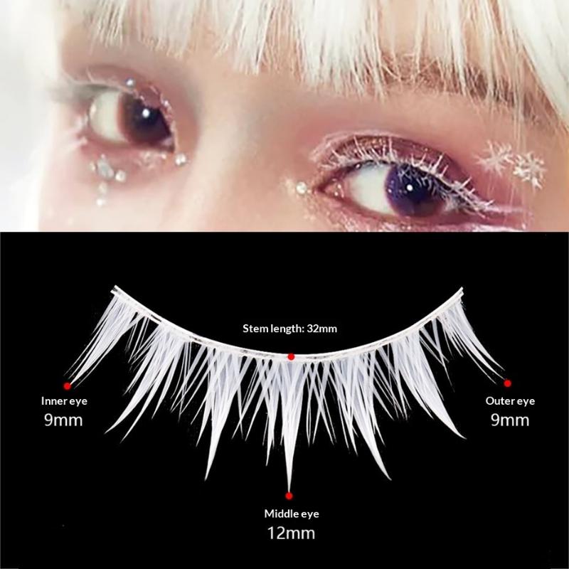 Beyaz 3 Çiftli Çapraz Şeritli  - Eyelash Extension Anime incelemesi ve fiyatı