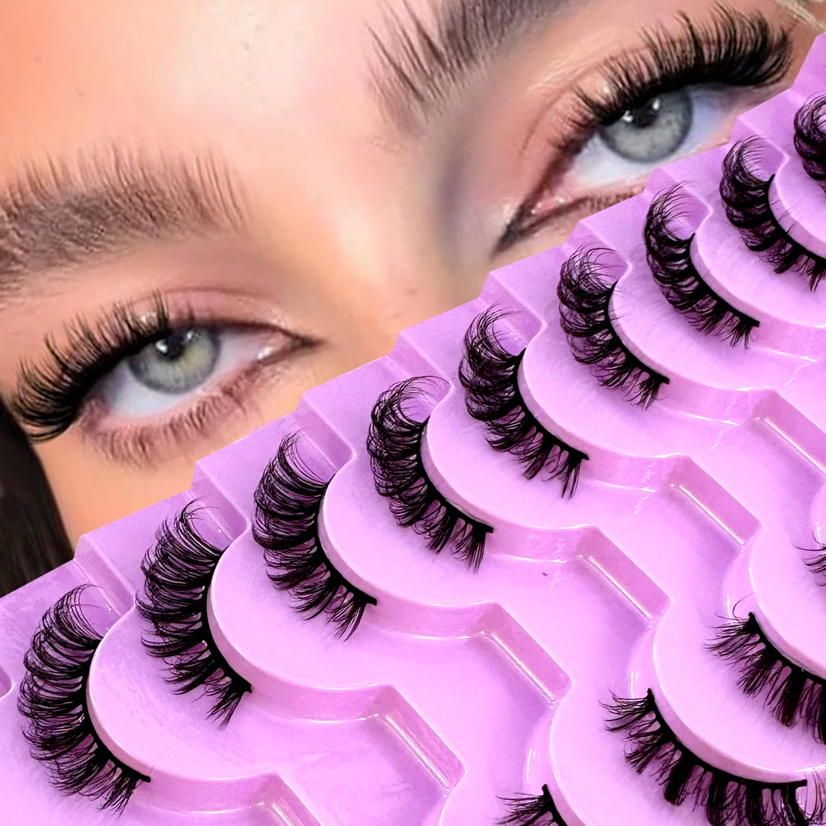 AMSDCN yeni yarım göz 10 çift  - Eyelash Extension Cat Eye incelemesi ve fiyatı