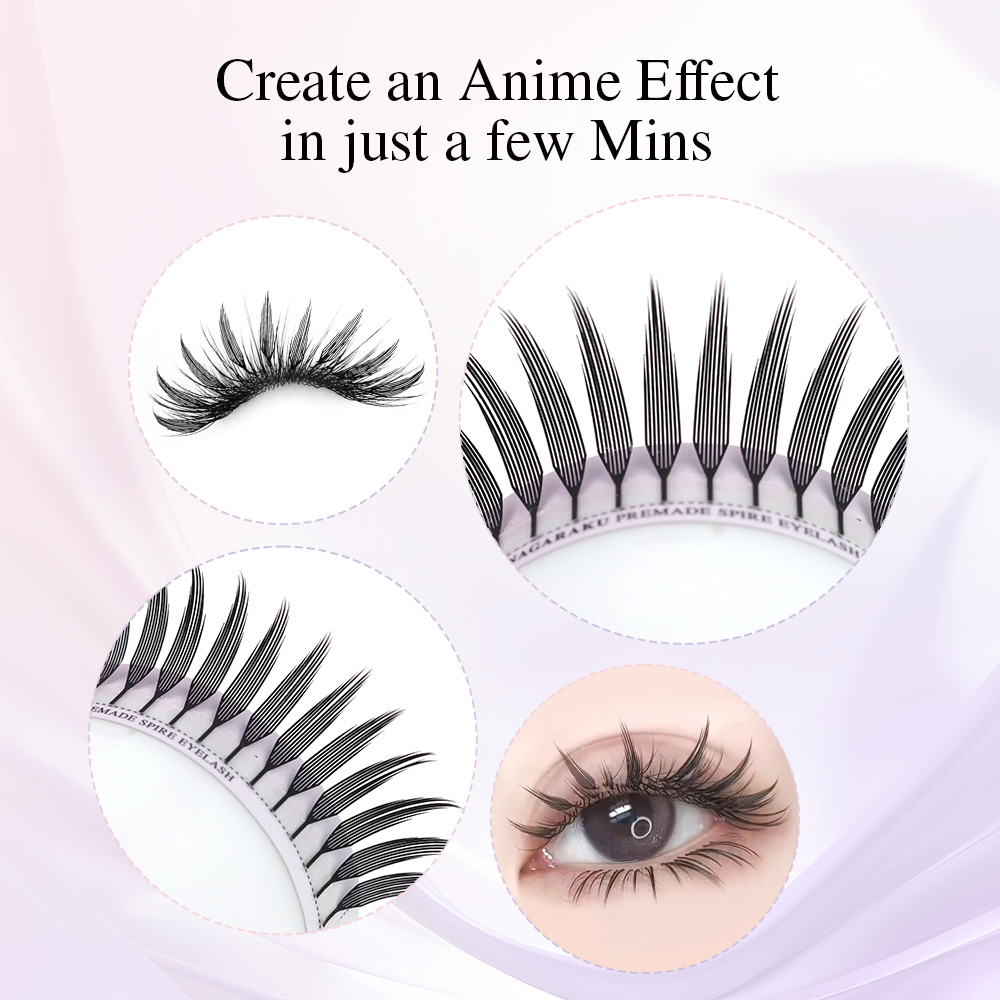 NAGARAKU Premade Spire Kirpik  - Eyelash Extension Anime incelemesi ve fiyatı