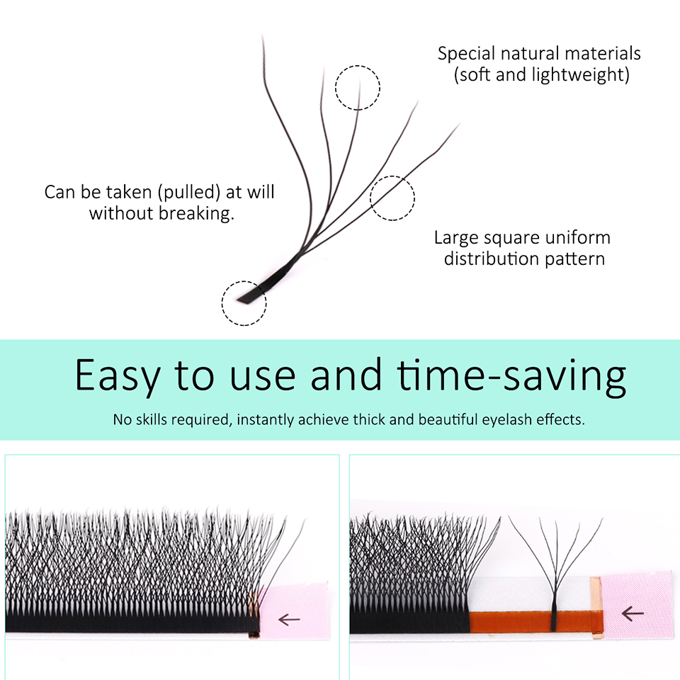 AGUUD 5D W Şekilli C D L M Kıv - Eyelash Extension Yelix incelemesi ve fiyatı