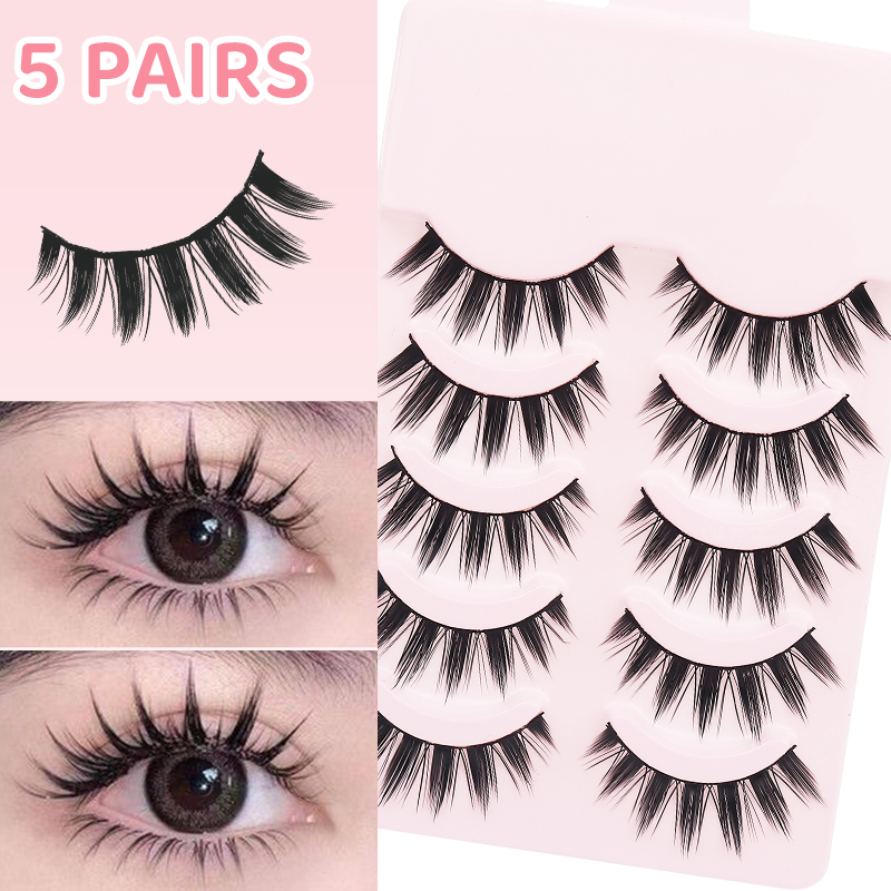 DINGSEN 5 Çift Manga Kirpikler - Eyelash Extension Anime incelemesi ve fiyatı