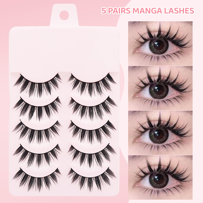 DINGSEN 5 Çift Manga Kirpikler - Eyelash Extension Anime incelemesi ve fiyatı