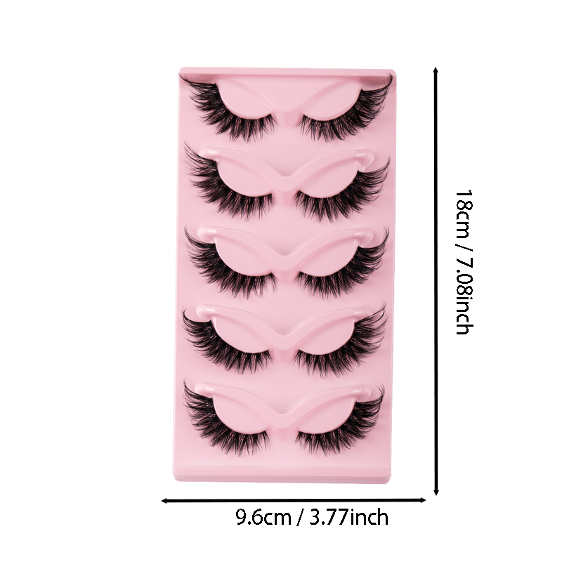 5 Pairs Kedi Gözü Kirpikler Sa - Eyelash Extension Cat Eye incelemesi ve fiyatı