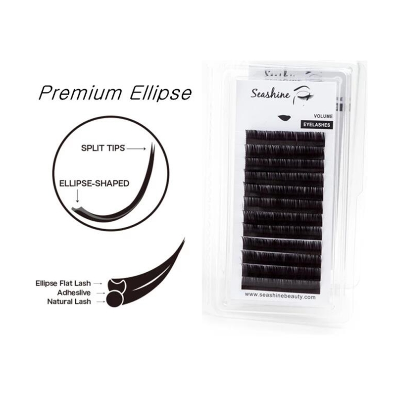 Deniz suyu elips düz Lashes yu - Eyelash Extension Wholesale incelemesi ve fiyatı