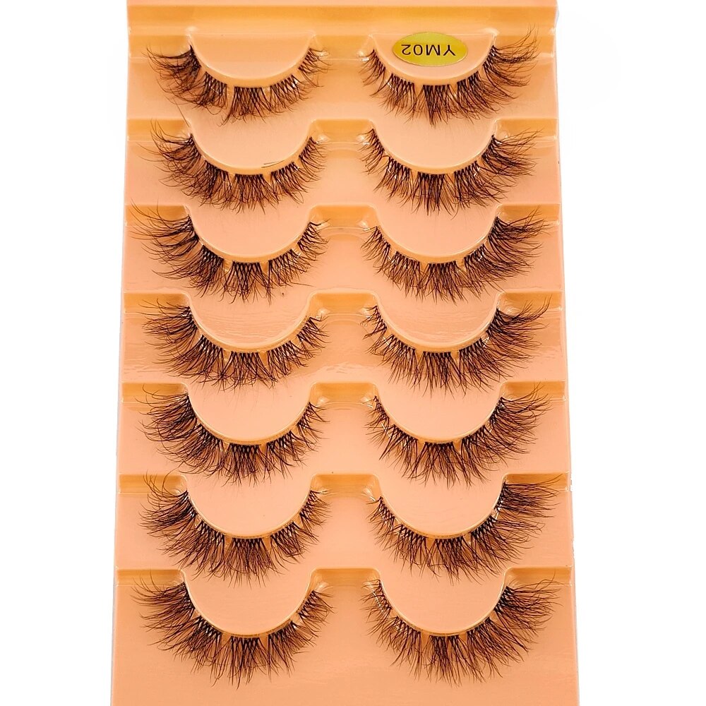 7pairs vizon kirpik görünmez b - Eyelash Extension For Big Eyes incelemesi ve fiyatı