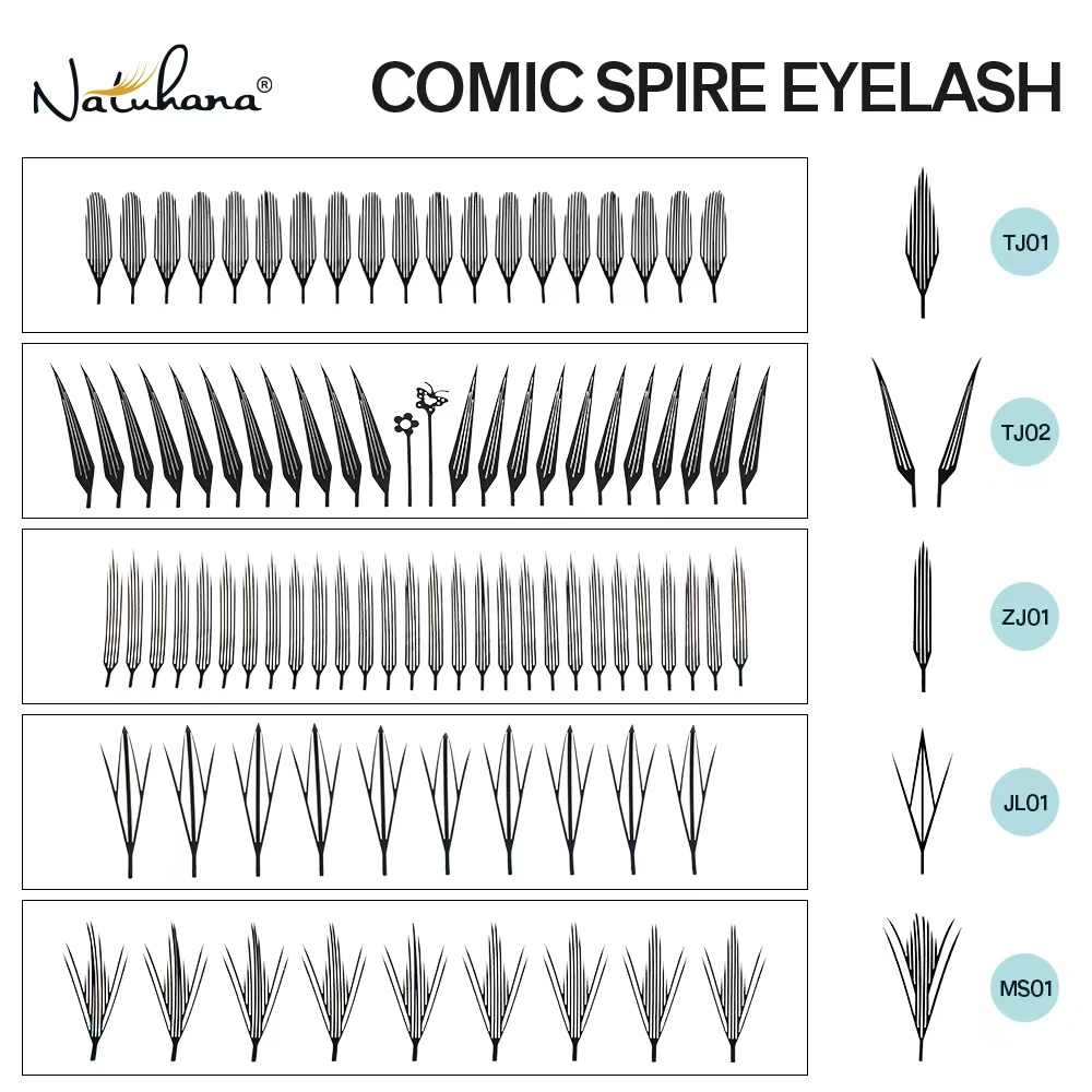NATUHANA Comic Spire Kirpik C  - Eyelash Extension Anime incelemesi ve fiyatı