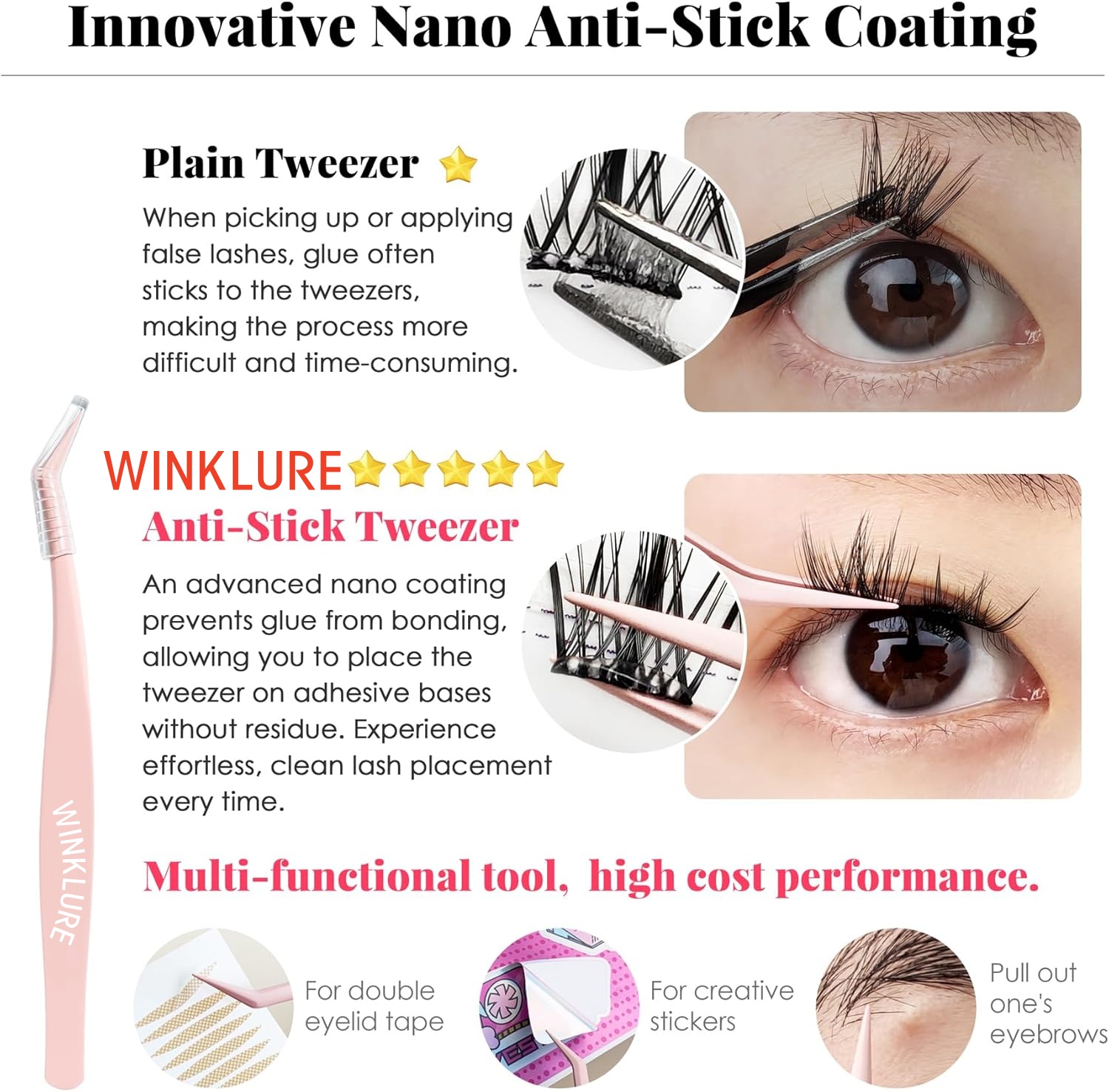 WINKLURE Kendinden Yapışkanlı  - Eyelash Extension Cat Eye incelemesi ve fiyatı